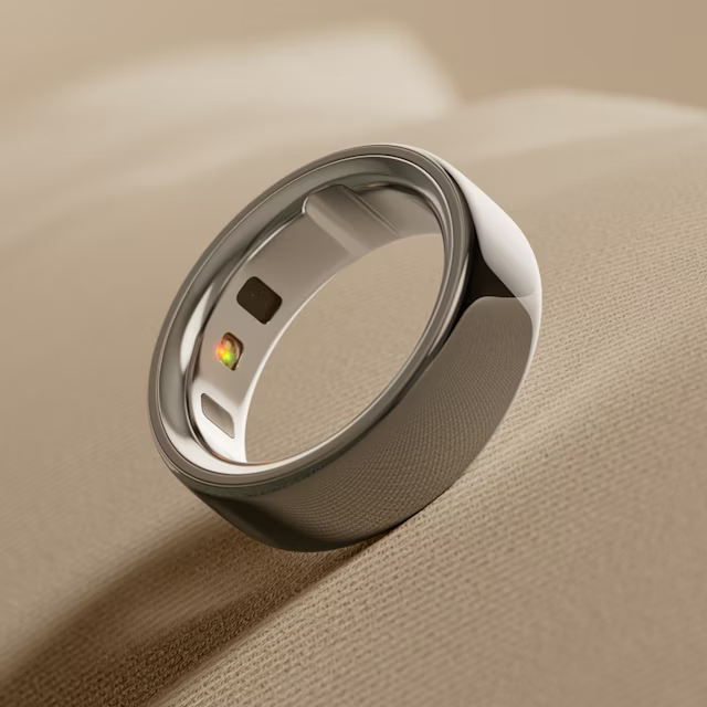 Sleek, fully-titanium design and discreet sensors provide 24/7 comfort.